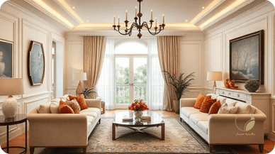 رنگ کرم با چه رنگی ست میشه در دکوراسیون